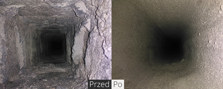 uszcelnianie przewodów dymowych