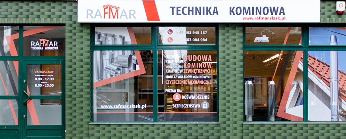 Sklep stacjonarny - Technika Kominowa - Rafmar